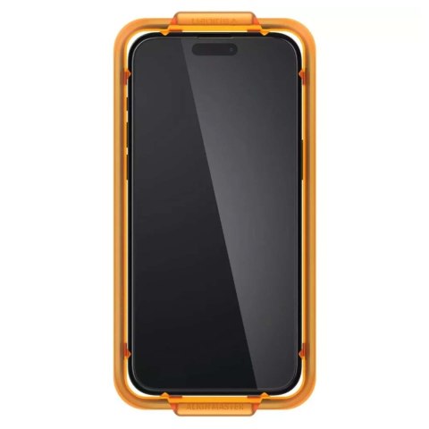 Spigen 2x Szkło hartowane do Apple iPhone 15 / 16 na ekran Spigen Alm Glass FC 2-Pack 9H + zestaw aplikacyjny Black Spigen 2x Szkło hartowane do Apple iPhone 15 / 16 na ekran Spigen Alm Glass FC 2-Pack 9H + zestaw aplikacyjny Black