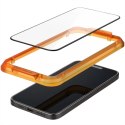 Spigen 2x Szkło hartowane do Apple iPhone 15 / 16 na ekran Spigen Alm Glass FC 2-Pack 9H + zestaw aplikacyjny Black