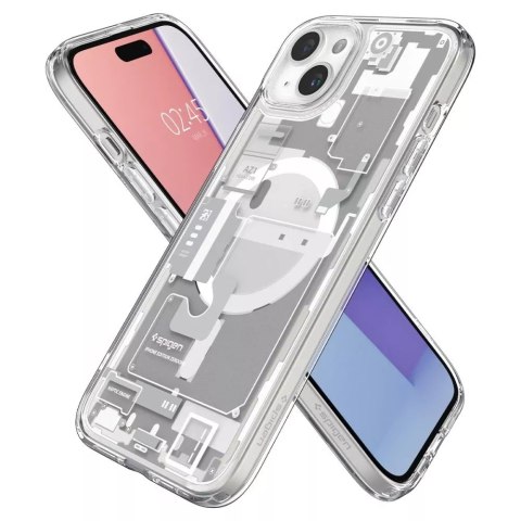 Spigen Etui Spigen Ultra Hybrid Mag Magsafe do Apple iPhone 15 Zero One White Spigen Etui Spigen Ultra Hybrid Mag Magsafe do Apple iPhone 15 Zero One White
