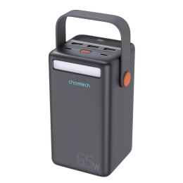 Choetech Mini stacja zasilania, powerbank Choetech B664 50000mAh 65W (czarna)