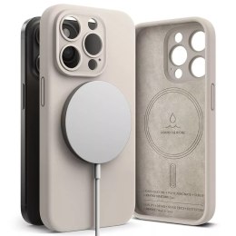 Ringke Etui Ringke Silicone Magnetic MagSafe do Apple iPhone 15 Pro Stone