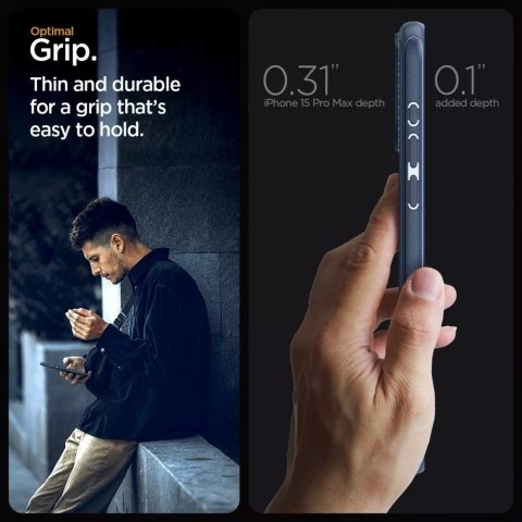 Spigen Etui Spigen Mag Armor MagSafe do Apple iPhone 15 Pro Max Navy Blue Spigen Etui Spigen Mag Armor MagSafe do Apple iPhone 15 Pro Max Navy Blue