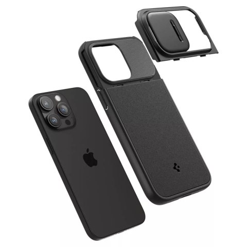 Spigen Etui Spigen Optik Armor Mag MagSafe do Apple iPhone 15 Pro Max Black Spigen Etui Spigen Optik Armor Mag MagSafe do Apple iPhone 15 Pro Max Black
