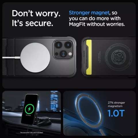Spigen Etui Spigen Rugged Armor Mag Magsafe do Apple iPhone 15 Pro Matte Black Spigen Etui Spigen Rugged Armor Mag Magsafe do Apple iPhone 15 Pro Matte Black