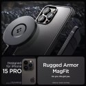 Spigen Etui Spigen Rugged Armor Mag Magsafe do Apple iPhone 15 Pro Matte Black