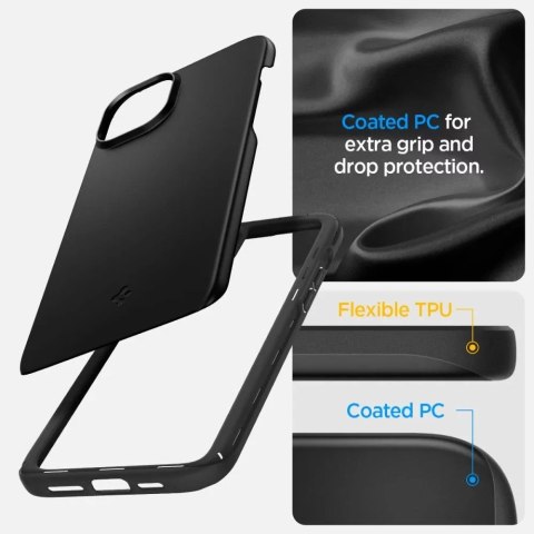 Spigen Etui Spigen Thin Fit do Apple iPhone 15 Plus Black Spigen Etui Spigen Thin Fit do Apple iPhone 15 Plus Black