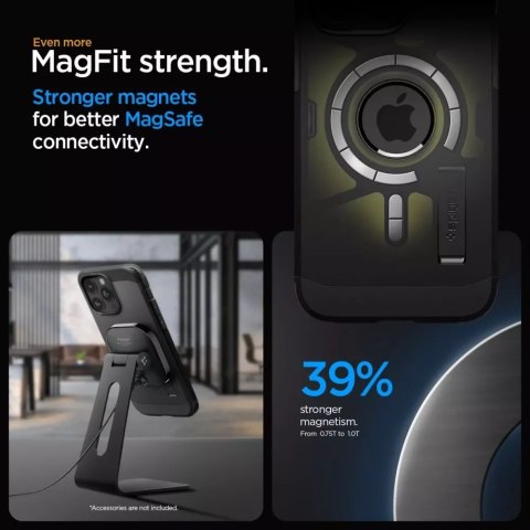 Spigen Etui Spigen Tough Armor Mag MagSafe do Apple iPhone 15 Pro Max Black Spigen Etui Spigen Tough Armor Mag MagSafe do Apple iPhone 15 Pro Max Black