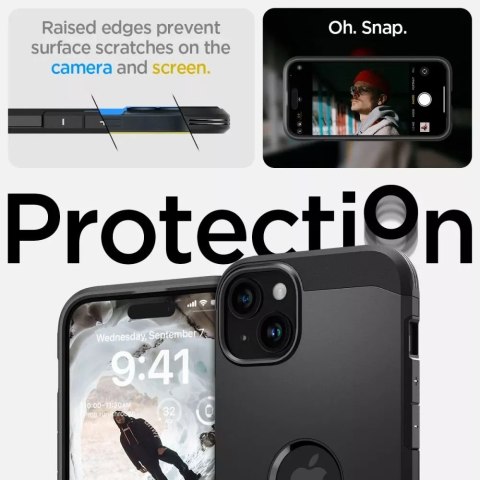 Spigen Etui Spigen Tough Armor Mag Magsafe do Apple iPhone 15 Black Spigen Etui Spigen Tough Armor Mag Magsafe do Apple iPhone 15 Black
