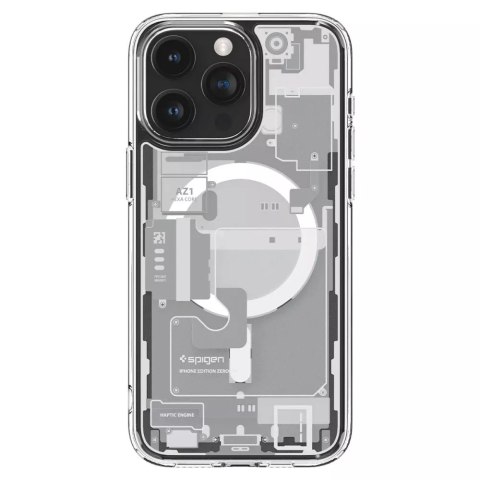 Spigen Etui Spigen Ultra Hybrid Mag MagSafe do Apple iPhone 15 Pro Zero One White Spigen Etui Spigen Ultra Hybrid Mag MagSafe do Apple iPhone 15 Pro Zero One White