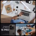 Spigen Etui Spigen Ultra Hybrid Mag MagSafe do Apple iPhone 15 Pro Zero One White