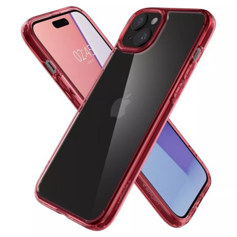 Spigen Etui Spigen Ultra Hybrid do Apple iPhone 15 Plus Red Crystal Spigen Etui Spigen Ultra Hybrid do Apple iPhone 15 Plus Red Crystal
