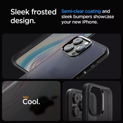 Spigen Etui Spigen Ultra Hybrid do Apple iPhone 15 Pro Frost Black Spigen Etui Spigen Ultra Hybrid do Apple iPhone 15 Pro Frost Black