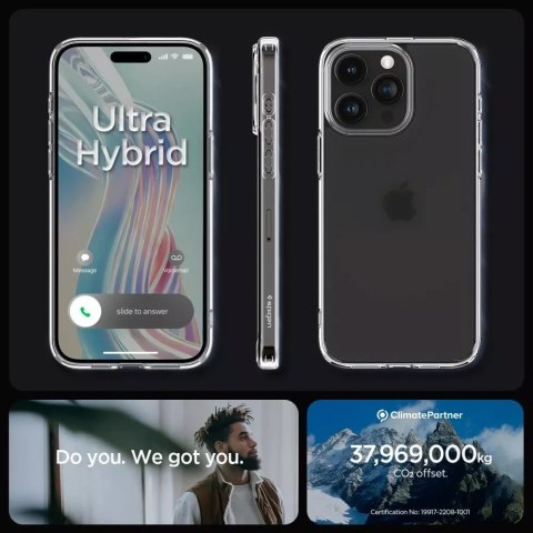 Spigen Etui Spigen Ultra Hybrid do Apple iPhone 15 Pro Frost Clear Spigen Etui Spigen Ultra Hybrid do Apple iPhone 15 Pro Frost Clear
