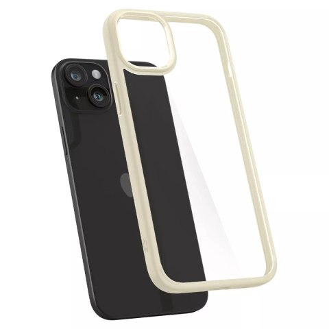 Spigen Etui Spigen Ultra Hybrid do iPhone 15 Plus - beżowe Spigen Etui Spigen Ultra Hybrid do iPhone 15 Plus - beżowe