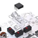 Dareu Bezprzewodowa mysz gamingowa + stacja ładująca Dareu A955 RGB 400-12000 DPI (biała)