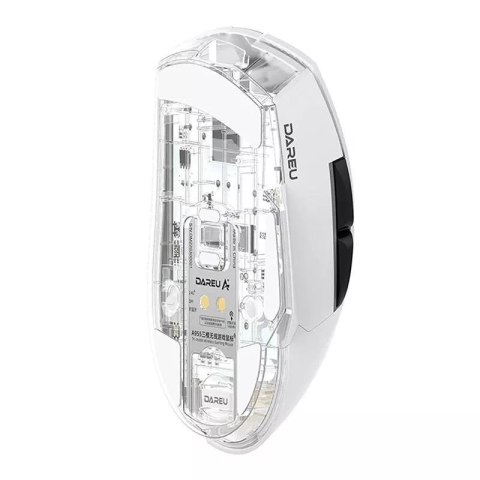 Dareu Bezprzewodowa mysz gamingowa + stacja ładująca Dareu A955 RGB 400-12000 DPI (biała) Dareu Bezprzewodowa mysz gamingowa + stacja ładująca Dareu A955 RGB 400-12000 DPI (biała)