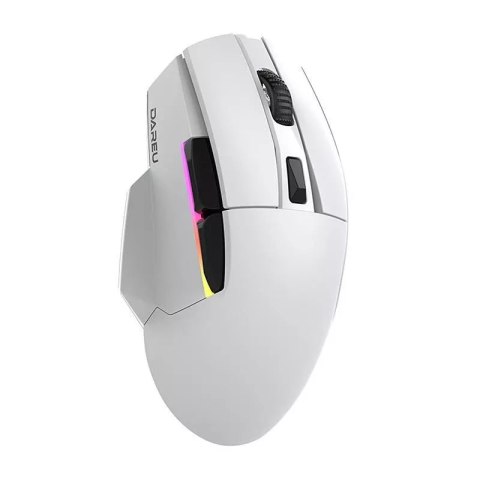 Dareu Bezprzewodowa mysz gamingowa + stacja ładująca Dareu A955 RGB 400-12000 DPI (biała) Dareu Bezprzewodowa mysz gamingowa + stacja ładująca Dareu A955 RGB 400-12000 DPI (biała)