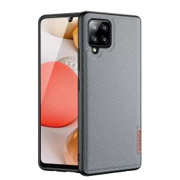 Dux Ducis Dux Ducis Fino etui pokrowiec pokryty nylonowym materiałem Samsung Galaxy A42 5G szary