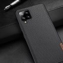 Dux Ducis Dux Ducis Fino etui pokrowiec pokryty nylonowym materiałem Samsung Galaxy A42 5G szary