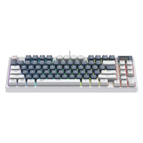 Havit Klawiatura mechaniczna gamingowa Havit KB884L Biała Havit Klawiatura mechaniczna gamingowa Havit KB884L Biała