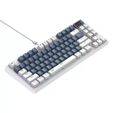 Havit Klawiatura mechaniczna gamingowa Havit KB884L Biała Havit Klawiatura mechaniczna gamingowa Havit KB884L Biała