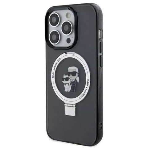 Karl Lagerfeld Etui Karl Lagerfeld KLHMP15XHMRSKCK iPhone 15 Pro Max 6.7" czarny/black hardcase Ring Stand Karl&Choupettte MagSafe Karl Lagerfeld Etui Karl Lagerfeld KLHMP15XHMRSKCK iPhone 15 Pro Max 6.7" czarny/black hardcase Ring Stand Karl&Choupettte MagSafe