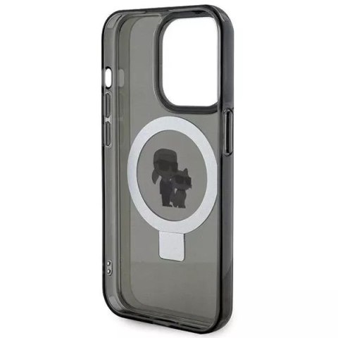Karl Lagerfeld Etui Karl Lagerfeld KLHMP15XHMRSKCK iPhone 15 Pro Max 6.7" czarny/black hardcase Ring Stand Karl&Choupettte MagSafe Karl Lagerfeld Etui Karl Lagerfeld KLHMP15XHMRSKCK iPhone 15 Pro Max 6.7" czarny/black hardcase Ring Stand Karl&Choupettte MagSafe