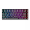 Royal Kludge Klawiatura mechaniczna Royal Kludge RK84 RGB, Red switch (czarna)