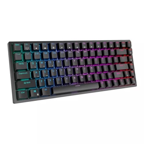 Royal Kludge Klawiatura mechaniczna Royal Kludge RK84 RGB, Red switch (czarna) Royal Kludge Klawiatura mechaniczna Royal Kludge RK84 RGB, Red switch (czarna)