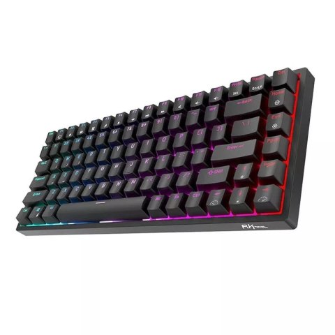 Royal Kludge Klawiatura mechaniczna Royal Kludge RK84 RGB, Red switch (czarna) Royal Kludge Klawiatura mechaniczna Royal Kludge RK84 RGB, Red switch (czarna)