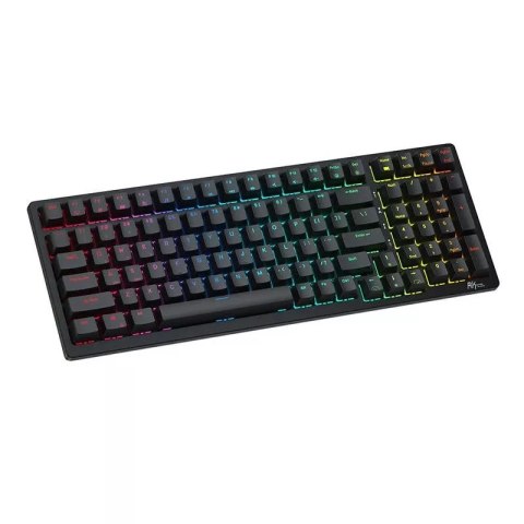 Royal Kludge Klawiatura mechaniczna Royal Kludge RK98 RGB, Red switch (czarna) Royal Kludge Klawiatura mechaniczna Royal Kludge RK98 RGB, Red switch (czarna)