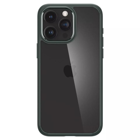 Spigen Etui Spigen Ultra Hybrid do iPhone 15 Pro Max - ciemnozielone Spigen Etui Spigen Ultra Hybrid do iPhone 15 Pro Max - ciemnozielone