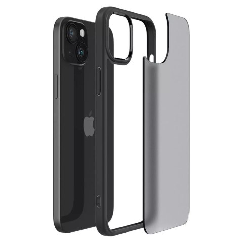 Spigen Etui Spigen Ultra Hybrid, frost black do iPhone 15 Plus Spigen Etui Spigen Ultra Hybrid, frost black do iPhone 15 Plus