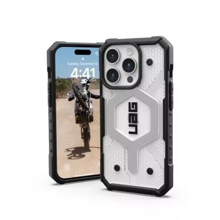 UAG Etui UAG Pathfinder Magsafe - obudowa ochronna do iPhone 15 Pro (ice) UAG Etui UAG Pathfinder Magsafe - obudowa ochronna do iPhone 15 Pro (ice)