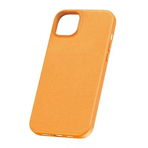 Baseus Etui na telefon iPhone 15 Plus Baseus Fauxther Series (Pomarańczowy) Baseus Etui na telefon iPhone 15 Plus Baseus Fauxther Series (Pomarańczowy)