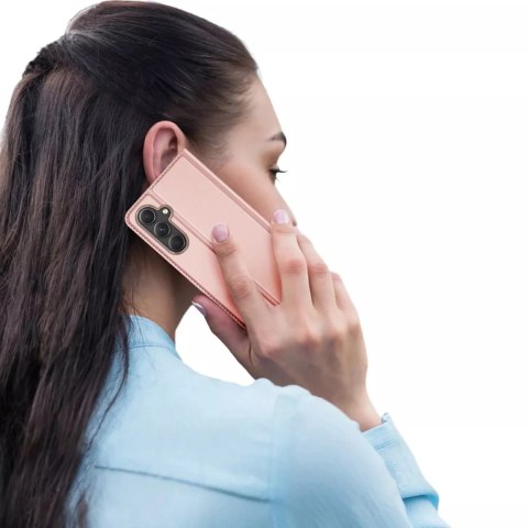 Dux Ducis Etui portfel z podstawką do Samsung Galaxy S23 FE Dux Ducis Skin Pro - różowe Dux Ducis Etui portfel z podstawką do Samsung Galaxy S23 FE Dux Ducis Skin Pro - różowe