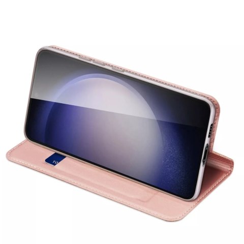 Dux Ducis Etui portfel z podstawką do Samsung Galaxy S23 FE Dux Ducis Skin Pro - różowe Dux Ducis Etui portfel z podstawką do Samsung Galaxy S23 FE Dux Ducis Skin Pro - różowe