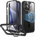 ESR Etui ESR Armor Tough Kickstand Halolock Magsafe do Apple iPhone 15 Pro Clear/Black