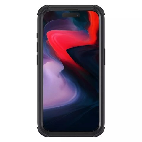 ESR Etui ESR Armor Tough Kickstand Halolock Magsafe do Apple iPhone 15 Pro Clear/Black ESR Etui ESR Armor Tough Kickstand Halolock Magsafe do Apple iPhone 15 Pro Clear/Black