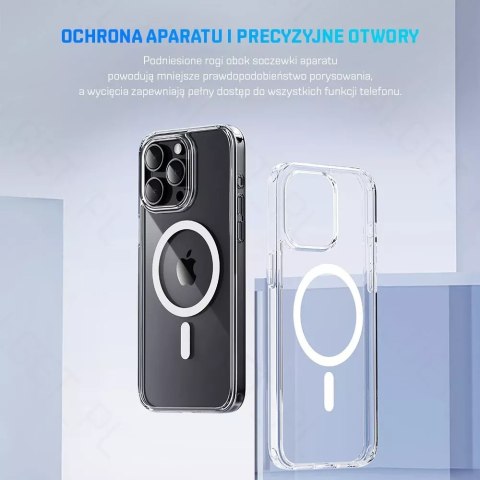 Rock Etui ROCK Crystal MagSafe Etui do iPhone 15 Pro Max Rock Etui ROCK Crystal MagSafe Etui do iPhone 15 Pro Max