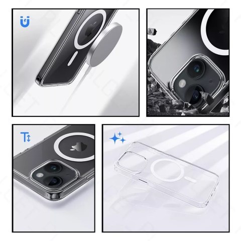 Rock ROCK Crystal MagSafe Etui Obudowa do iPhone 15 Rock ROCK Crystal MagSafe Etui Obudowa do iPhone 15