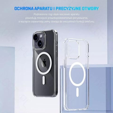 Rock ROCK Crystal MagSafe Etui Obudowa do iPhone 15 Rock ROCK Crystal MagSafe Etui Obudowa do iPhone 15