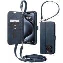 Spigen Etui Spigen Wallet "S" Pro do Apple iPhone 15 Pro Navy