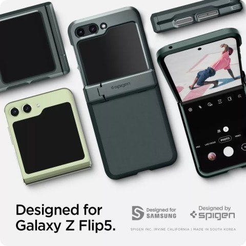 Spigen Spigen Tough Armor Pro Galaxy Z Flip 5 Abyss Green Spigen Spigen Tough Armor Pro Galaxy Z Flip 5 Abyss Green