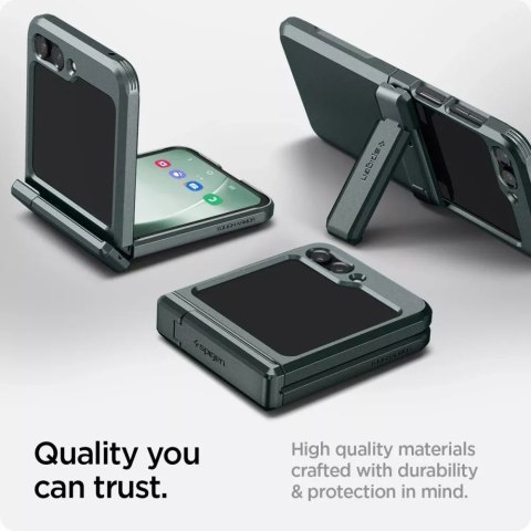 Spigen Spigen Tough Armor Pro Galaxy Z Flip 5 Abyss Green Spigen Spigen Tough Armor Pro Galaxy Z Flip 5 Abyss Green