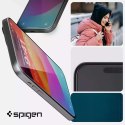 Spigen Szkło hartowane do iPhone 15 Plus / 16 Plus Spigen Glas.TR "EZ FIT" przezroczyste z czarną ramką na ekran telefonu