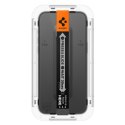 Spigen Szkło hartowane do iPhone 15 Plus / 16 Plus Spigen Glas.TR "EZ FIT" przezroczyste z czarną ramką na ekran telefonu