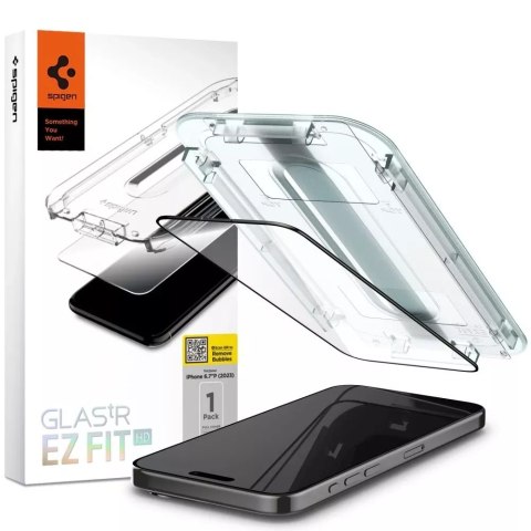 Spigen Szkło hartowane spigen glas.tr "ez fit" fc iphone 15 pro max black Spigen Szkło hartowane spigen glas.tr "ez fit" fc iphone 15 pro max black