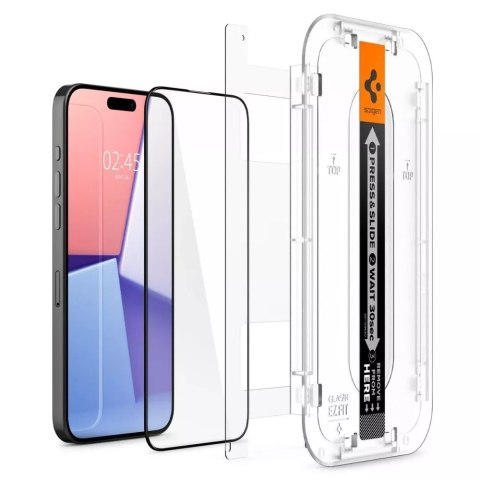 Spigen Szkło hartowane spigen glas.tr "ez fit" fc iphone 15 pro max black Spigen Szkło hartowane spigen glas.tr "ez fit" fc iphone 15 pro max black