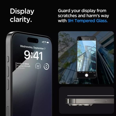 Spigen Szkło hartowane spigen glas.tr "ez fit" fc iphone 15 pro max black Spigen Szkło hartowane spigen glas.tr "ez fit" fc iphone 15 pro max black